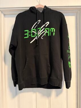 Black Sam Golbach 3AM Hoodie - Size L 24x27